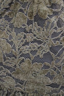 画像4: an another angelus / フロッキーレースギャザースカート Free GREEN H-26-02-03-022-CA-SK-NS-ZH