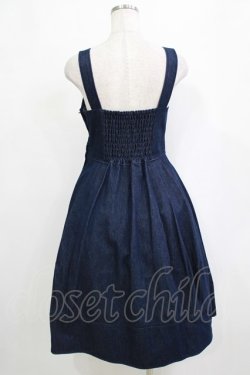 画像3: Fi.n.t / フラップポケットジャンスカ Free ネイビー H-26-02-03-025-CA-OP-NS-ZH