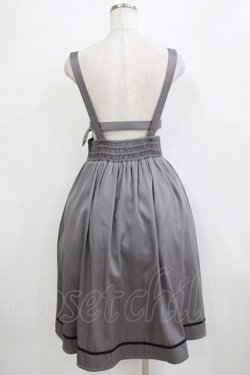 画像3: axes femme / ベルトデザインサス付きスカート M グレー H-26-02-04-027-AX-SK-NS-ZH