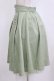 画像2: axes femme / リボンローズ刺繍タックスカート M ミント H-26-02-04-028-AX-SK-NS-ZH (2)