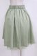 画像3: axes femme / リボンローズ刺繍タックスカート M ミント H-26-02-04-028-AX-SK-NS-ZH (3)