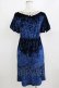 画像3: axes femme / ベロアワンピース M ネイビー H-26-02-04-029-AX-OP-NS-ZH (3)