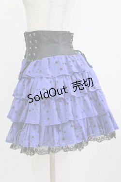 画像2: Angelic Pretty / Starryシフォンスカート Free ブルー H-26-02-04-035-AP-SK-NS-ZH