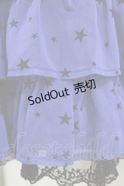 画像4: Angelic Pretty / Starryシフォンスカート Free ブルー H-26-02-04-035-AP-SK-NS-ZH