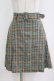 画像1: Fi.n.t / ベルト付きレトロチェックミニスカート Free BLUE×GR H-26-02-04-036-CA-SK-NS-ZH (1)