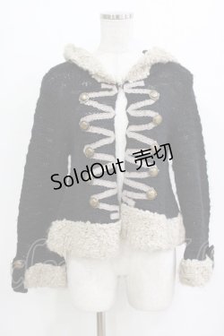 画像1: axes femme / ニットジャケット M ブラック H-26-02-04-037-AX-TO-NS-ZH