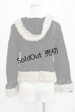 画像3: axes femme / ニットジャケット M ブラック H-26-02-04-037-AX-TO-NS-ZH