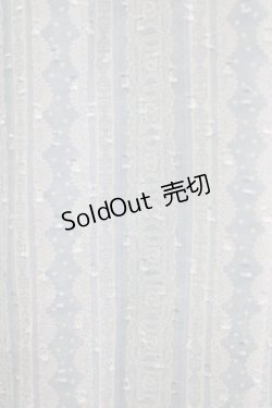 画像4: axes femme / レースストライプワンピース M サックス H-26-02-04-042-AX-OP-NS-ZH