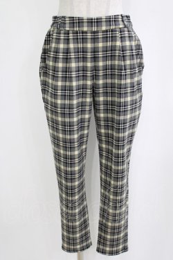 画像1: Franche Lippee / チェックパンツ S グレー H-26-02-04-045-LO-PA-NS-ZH
