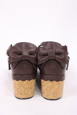 画像3: Angelic Pretty / Girlyコルク底シューズ M ブラウン H-26-02-04-1040-AP-SH-NS-ZH