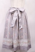 axes femme / チューリップ柄ミドルスカート M ラベンダー H-26-02-04-1013-AX-SK-NS-ZH