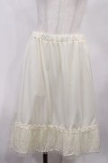 axes femme / 裾レースペチコート M オフ H-26-02-04-1016-AX-SK-NS-ZH