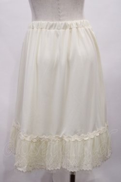 画像2: axes femme / 裾レースペチコート M オフ H-26-02-04-1016-AX-SK-NS-ZH