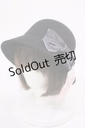 m petit by misako / AM*NIリボンメトロハット  ブラック H-26-02-04-1025-LO-AC-NS-ZH