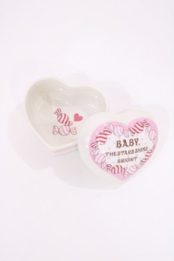 画像1: BABY,THE STARS SHINE BRIGHT / ハート小物入れ  オフ H-26-02-04-1030-BA-ZA-NS-ZH
