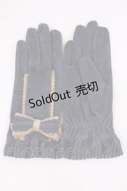 画像2: axes femme / 手袋セット  ブルー/グリーン H-26-02-04-1031-AX-ZA-NS-ZH