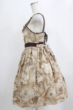 画像2: Angelic Pretty / Fantastic World Mapジャンパースカート Free ベージュ H-26-02-04-001-AP-OP-NS-ZH