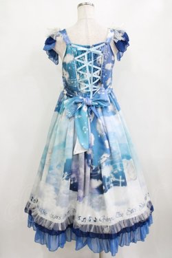 画像3: BABY,THE STARS SHINE BRIGHT / L'echelle de l'ange〜天使のセラピー〜柄フリルジャンパースカート Free ネイビー H-26-02-04-050-BA-OP-NS-ZH