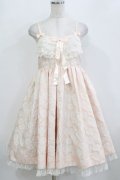 Angelic Pretty / Silky Fleurジャンパースカート Free ピンク H-26-02-04-051-AP-OP-NS-ZH