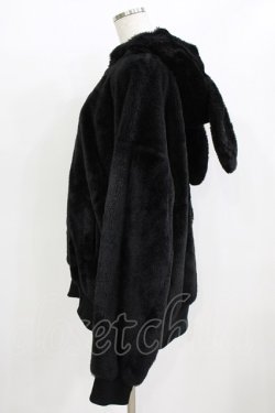 画像2: Jamie エーエヌケー / うさみみファーブルゾン M ブラック H-26-02-04-052-LO-JA-NS-ZH