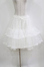 画像1: metamorphose / オーガンジーフリルパニエ Free オフ H-26-02-04-053-ME-SK-NS-ZH (1)