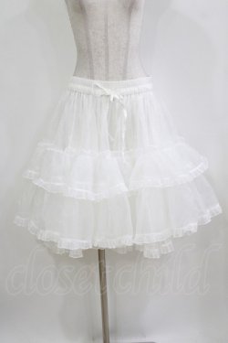 画像1: metamorphose / オーガンジーフリルパニエ Free オフ H-26-02-04-053-ME-SK-NS-ZH