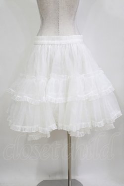 画像3: metamorphose / オーガンジーフリルパニエ Free オフ H-26-02-04-053-ME-SK-NS-ZH