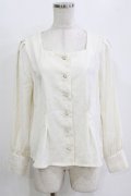 Fi.n.t / パール釦前あきブラウス Free IVORY H-26-02-04-061-CA-BL-NS-ZH