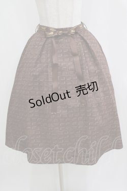 画像1: axes femme POETIQUE / 明治 チョコレートスカート M ブラウン H-26-02-04-007-AX-SK-NS-ZH