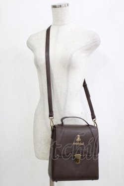 画像1: m petit by misako / AM*フラップショルダー  ブラウン H-26-02-04-072-LO-BG-NS-ZH