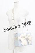Fi.n.t / 多重リボンプレゼントBOXバッグ  L/BLUE H-26-02-04-073-CA-BG-NS-ZH
