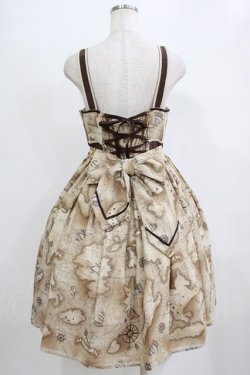 画像3: Angelic Pretty / Fantastic World Mapジャンパースカート Free ベージュ H-26-02-04-001-AP-OP-NS-ZH