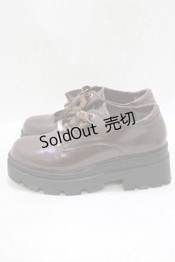 画像2: axes femme / レースアップシューズ L/24.5cm Dブラウン H-26-02-04-084-AX-SH-NS-ZH