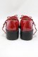 画像3: axes femme / リボン付ローファーパンプス M/23.5cm レッド H-26-02-04-085-AX-SH-NS-ZH (3)