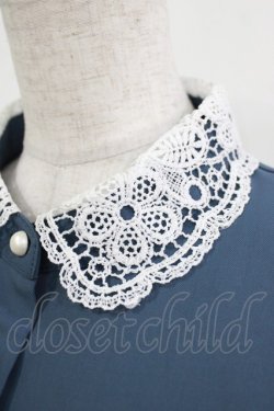 画像4: m petit by misako / AM*レースエリプリーツワンピース M ブルー H-26-02-04-012-LO-OP-NS-ZH