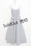 an another angelus / タックペプラムキャミワンピース Free BLUE GRAY H-26-02-04-014-CA-OP-NS-ZH