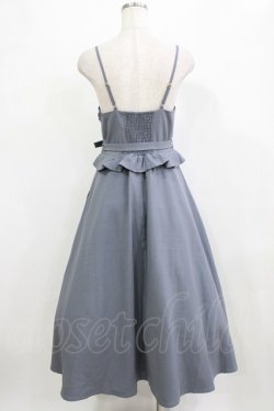 画像3: an another angelus / タックペプラムキャミワンピース Free BLUE GRAY H-26-02-04-014-CA-OP-NS-ZH