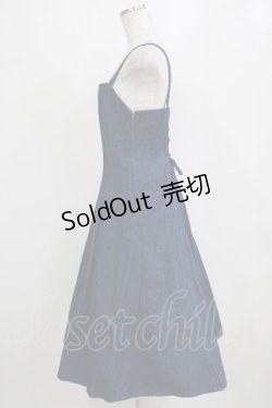 画像2: an another angelus / バックレースアップキャミワンピース Free インディゴ H-26-02-04-016-CA-OP-NS-ZH