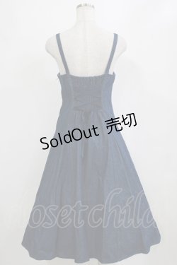 画像3: an another angelus / バックレースアップキャミワンピース Free インディゴ H-26-02-04-016-CA-OP-NS-ZH