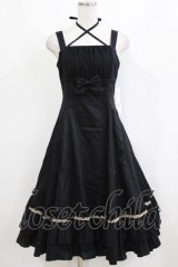 Victorian maiden / ノーブルサテンマリーローズドレス Free ブラック H-26-02-04-017-CL-OP-NS-ZH