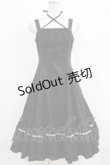 Victorian maiden / ノーブルサテンマリーローズドレス Free ブラック H-26-02-04-017-CL-OP-NS-ZH