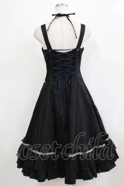 画像3: Victorian maiden / ノーブルサテンマリーローズドレス Free ブラック H-26-02-04-017-CL-OP-NS-ZH