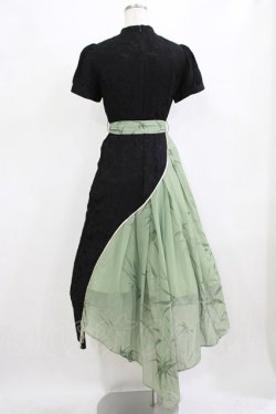 画像3: Luna's Journey（海外ロリータブランド） / チャイナ風ワンピース S ブラック/グリーン H-26-02-04-018-PU-OP-NS-ZH