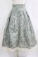 画像1: Victorian maiden / カントリーハイウエストスカート Free ブルー H-26-02-04-019-CL-SK-NS-ZH (1)