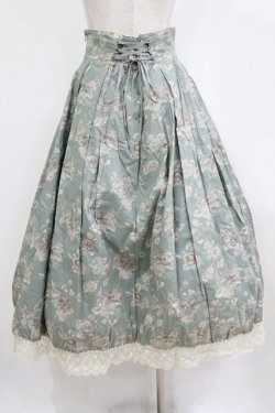 画像3: Victorian maiden / カントリーハイウエストスカート Free ブルー H-26-02-04-019-CL-SK-NS-ZH