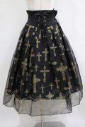 Angelic Pretty / Holy Rosaryスカート Free ブラック H-26-02-04-020-AP-SK-NS-ZH