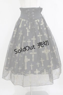 画像1: Angelic Pretty / Holy Rosaryスカート Free ブラック H-26-02-04-020-AP-SK-NS-ZH