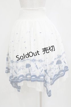 画像6: axes femme POETIQUE / アンブレラプリント2WAYワンピース M オフ/ブルー H-26-02-04-021-AX-OP-NS-ZH