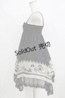 画像2: axes femme / メルヘンプリント2WAYスカート M ブラック H-26-02-04-022-AX-SK-NS-ZH