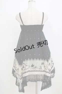 画像3: axes femme / メルヘンプリント2WAYスカート M ブラック H-26-02-04-022-AX-SK-NS-ZH